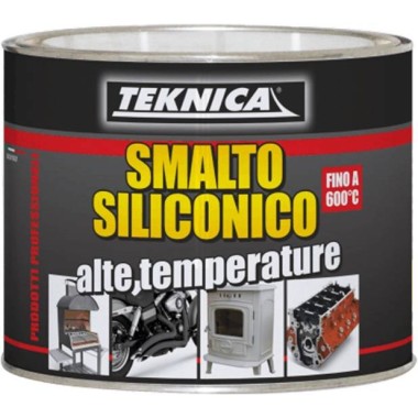 SMALTO SILICONICO ALTE TEMP. 600° ALLUMINIO 500 ml