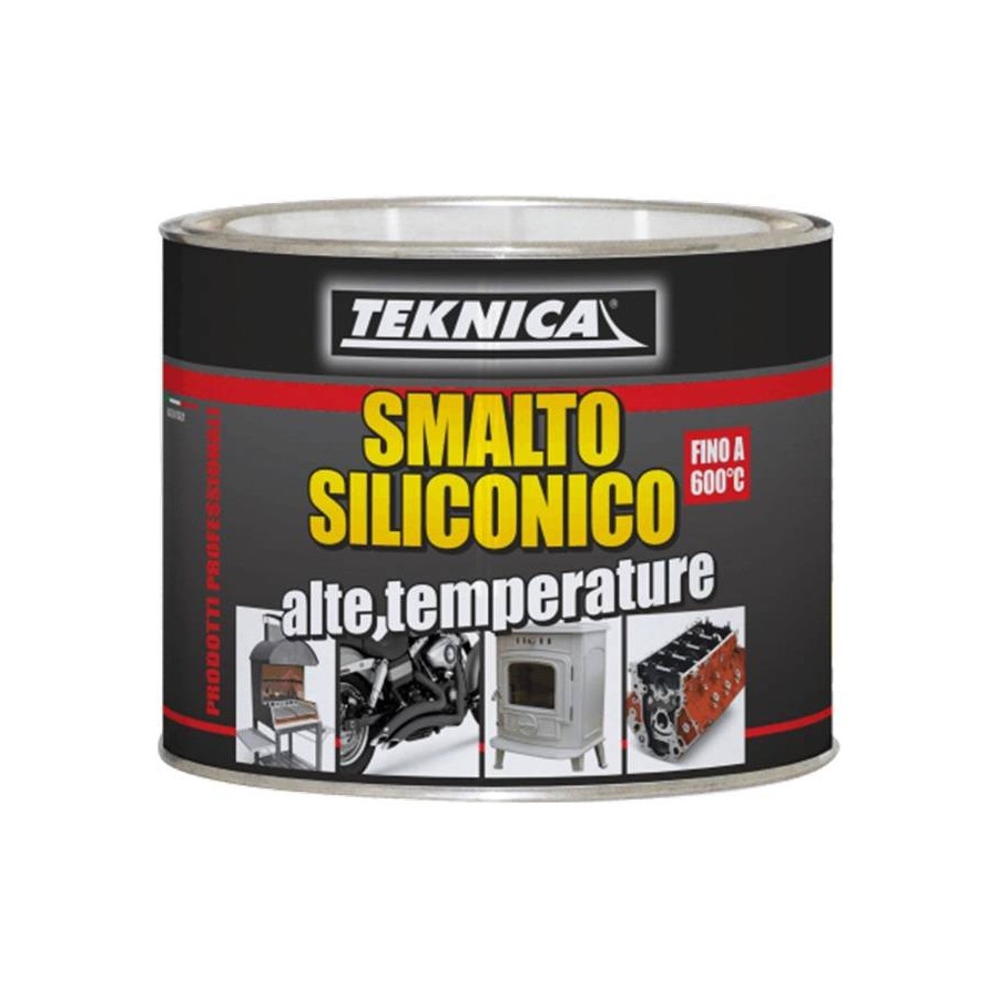 SMALTO SILICONICO ALTE TEMP. 600° ALLUMINIO 500 ml SMALTO SILICONICO ALTE TEMP. 600° ALLUMINIO 500 ml