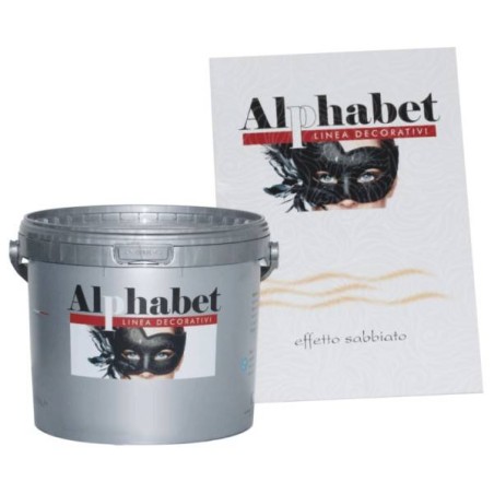 ALPHABET EFFETTO SABBIATO ARGENTO 2,5 l