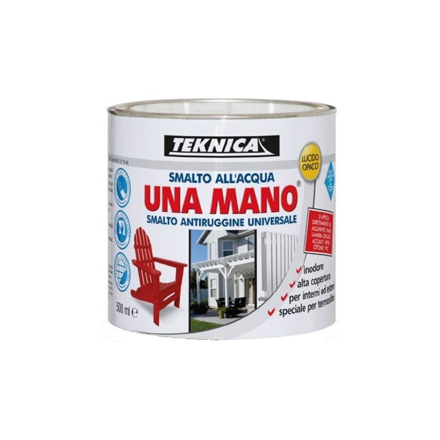 UNA MANO H2O ROSSO SATINATO 125 ml UNA MANO H2O ROSSO SATINATO 125 ml