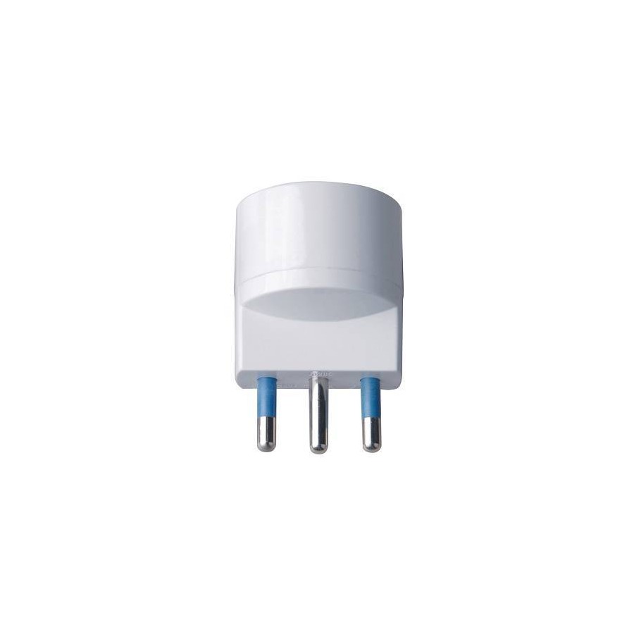 ADATTATORE SPINA 16A PRESA STANDARD TEDESCO IMQ BIANCO ADATTATORE SPINA 16A PRESA STANDARD TEDESCO IMQ BIANCO