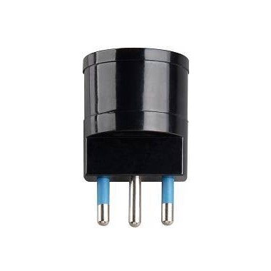 ADATTATORE SPINA 16A PRESA STANDARD TEDESCO IMQ NERO