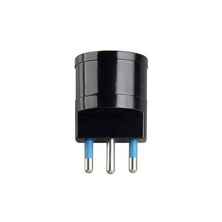 ADATTATORE SPINA 16A PRESA STANDARD TEDESCO IMQ NERO