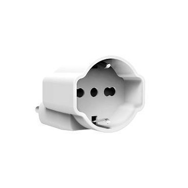 ADATTATORE SALVASPAZIO SP DISASSATA 16A 2P+T 1 PR UNIVERSALE BIANCO
