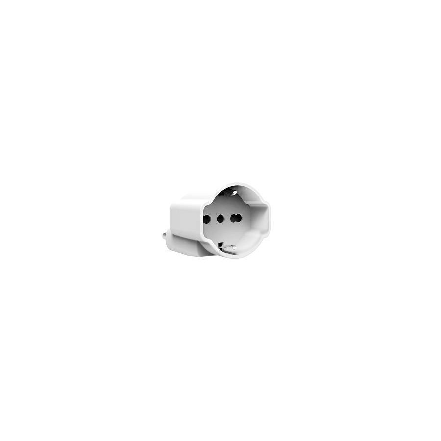 ADATTATORE SALVASPAZIO SP DISASSATA 16A 2P+T 1 PR UNIVERSALE BIANCO ADATTATORE SALVASPAZIO SP DISASSATA 16A 2P+T 1 PR UNIVERSALE BIANCO