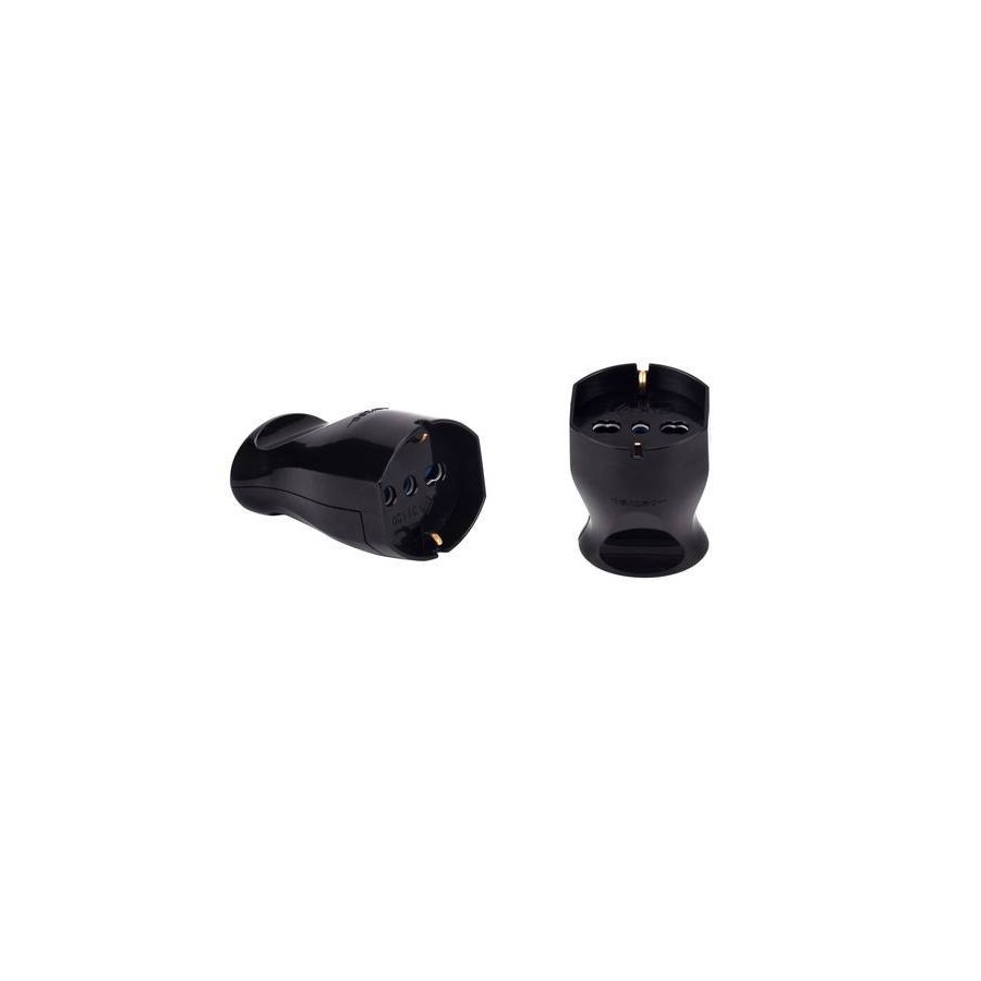 PRESA UNIVERSALE P40 16A 2P+T IMQ NERA PRESA UNIVERSALE P40 16A 2P+T IMQ NERA