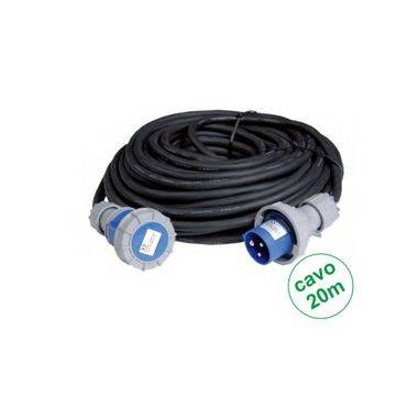 PROLUNGA LINEARE SPINA E PRESA CEE 16A 2P+T CAVO 3X2.5MM IP67 20M