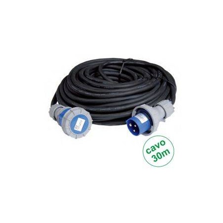 PROLUNGA LINEARE SPINA E PRESA CEE 16A 2P+T CAVO 3X2.5 IP67 30M