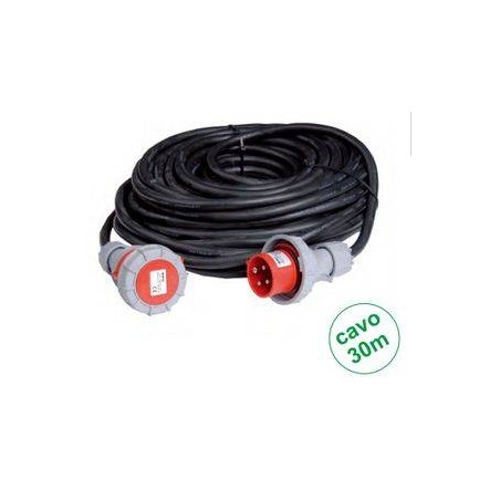 PROLUNGA LINEARE SPINA E PRESA CEE 16A 3P+T CAVO 4X2.5 IP67 30M