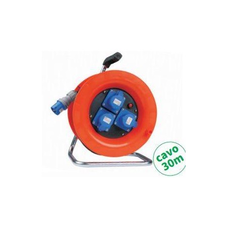 AVVOLGICAVO SP. CEE 16A 2P+T 3 PR. CEE 16A 2P+T CAVO 3X2.5MM IP44 30M