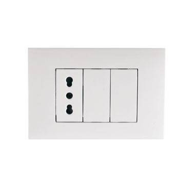 Kit 3 moduli composto da 1 suppo rto 1 placca 1 Pr P17/11 bip