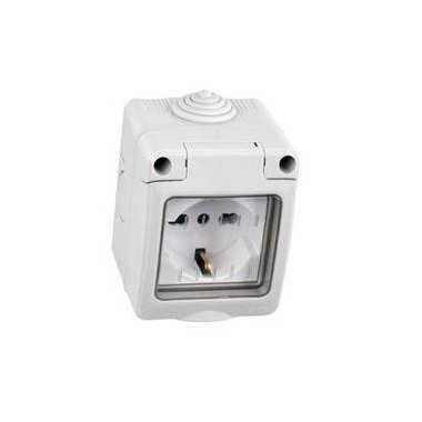 KIT CONTENITORE IP55 STAGNO CON SPORTELLO PER EST/INT.