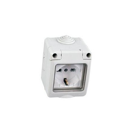 KIT CONTENITORE IP55 STAGNO CON SPORTELLO PER EST/INT.