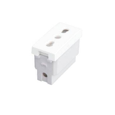 Presa P17/11 Universale 16A 250V  conalveoli protetti -prot. bambini-