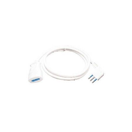 PROLUNGA LINEARE SPINA 10A 2P+T PRESA 10A 2P+T CAVO 3X1MM 10M IMQ NERA