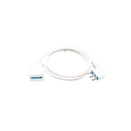 PROLUNGA LINEARE SP 16A 2P+T PR BIP 10/16A 2P+T CAVO 3X1MM 5M IMQ NERA