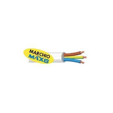 MATASSINA CAVO ELETTRICO ISOLANTE IN PVC 3X1MM 1.5M VDE NERO