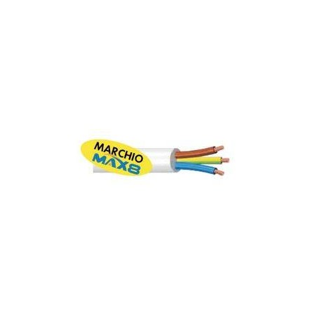 MATASSINA CAVO ELETTRICO ISOLANTE IN PVC 3X1MM 1.5M VDE NERO