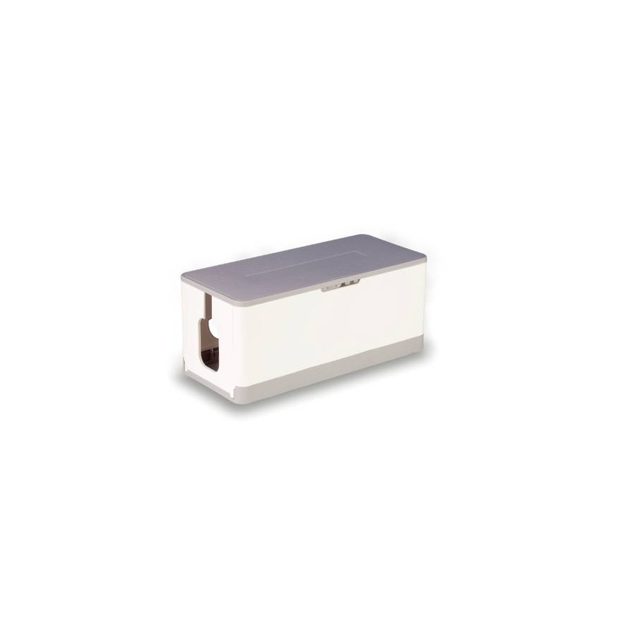 SCATOLA PER CAVI ELETTRICI BIANCA E GRIGIA CON 6 FASCETTE INCLUSE SCATOLA PER CAVI ELETTRICI BIANCA E GRIGIA CON 6 FASCETTE INCLUSE