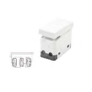 INVERTITORE UNIPOLARE 16A 125/250V ANTRACITE