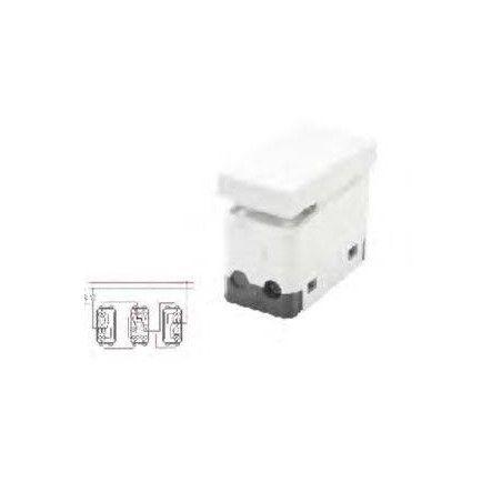 INVERTITORE UNIPOLARE 16A 125/250V ANTRACITE
