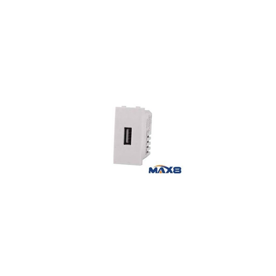 MODULO KIT USB 16A 230V OUTPUT: 5A 2.1V BIANCO MODULO KIT USB 16A 230V OUTPUT: 5A 2.1V BIANCO