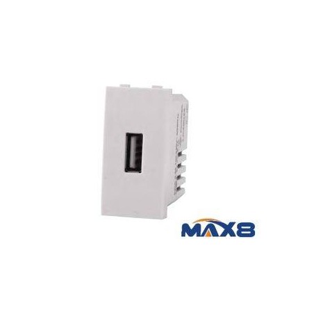 MODULO KIT USB 16A 230V OUTPUT: 5A 2.1V BIANCO