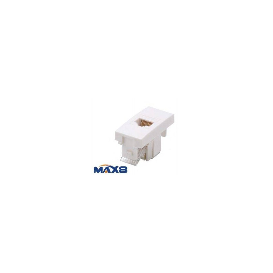 MODULO CONNETTORE RJ45 CAT 5E BIANCO MODULO CONNETTORE RJ45 CAT 5E BIANCO