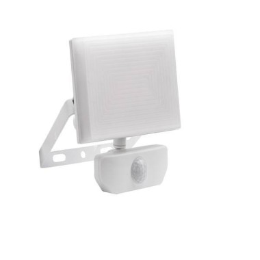 PROIETTORE LED VISION+ WHITE 50W 4000LM C/SENSORE BIANCO