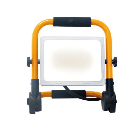 PROIETTORE LED 30W CRYSTAL IK10 IP44 ALLUMINIO POLICARBONATO CAVALLETTO