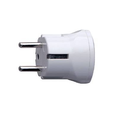 ADATTATORE SPINA FRANCO/TEDESCA 16A 2P+T PRESA BIPASSO 10/16A SFUSO