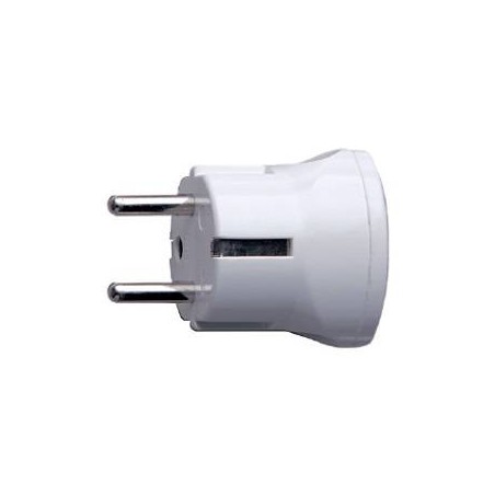 ADATTATORE SPINA FRANCO/TEDESCA 16A 2P+T PRESA BIPASSO 10/16A SFUSO