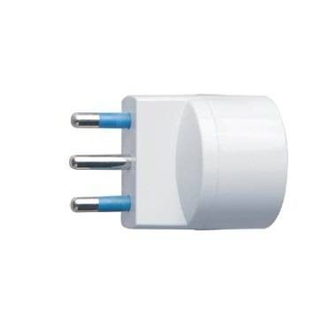 ADATTATORE SPINA 16A PRESA STANDARD TEDESCO IMQ BIANCO SFUSO