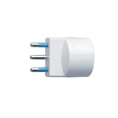 ADATTATORE SPINA 16A PRESA STANDARD TEDESCO IMQ BIANCO SFUSO