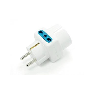 ADATTATORE SP STRD. TEDESCO 16A 2P+T 1 PR UNIV 2 PR BIPASSO 10/16A SFUSO