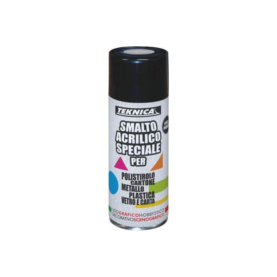 RAL 9003 SPRAY POLISTIROLO NERO 200 ml RAL 9003 SPRAY POLISTIROLO NERO 200 ml