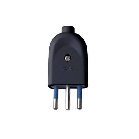SPINA 10A 2P+T DIRITTA IMQ NERA SFUSO
