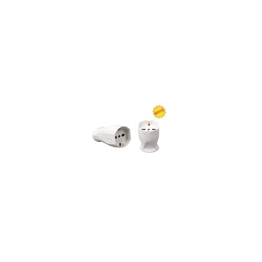 PRESA UNIVERSALE P40 16A 2P+T IMQ BIANCA SFUSO PRESA UNIVERSALE P40 16A 2P+T IMQ BIANCA SFUSO