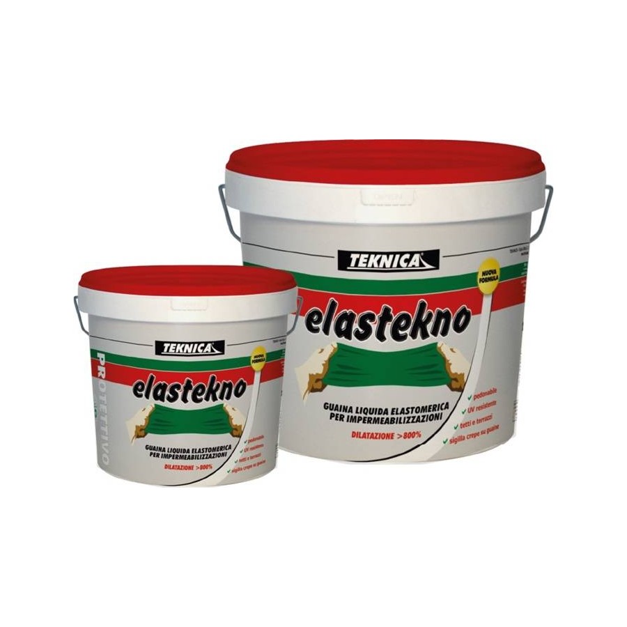ELASTEKNO ROSSO guaina liquida 4 lt ELASTEKNO ROSSO guaina liquida 4 lt