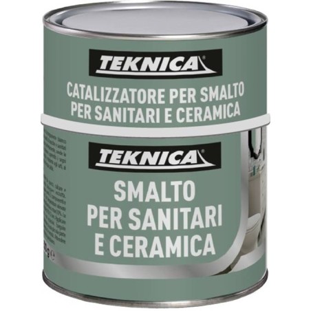 SMALTO BICOMPONENTE PER SANITARI BIANCO 500+250ML