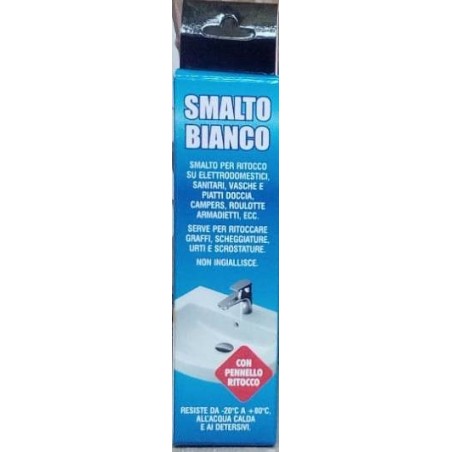 SMALTO BIANCO con  pennellino 18 ml