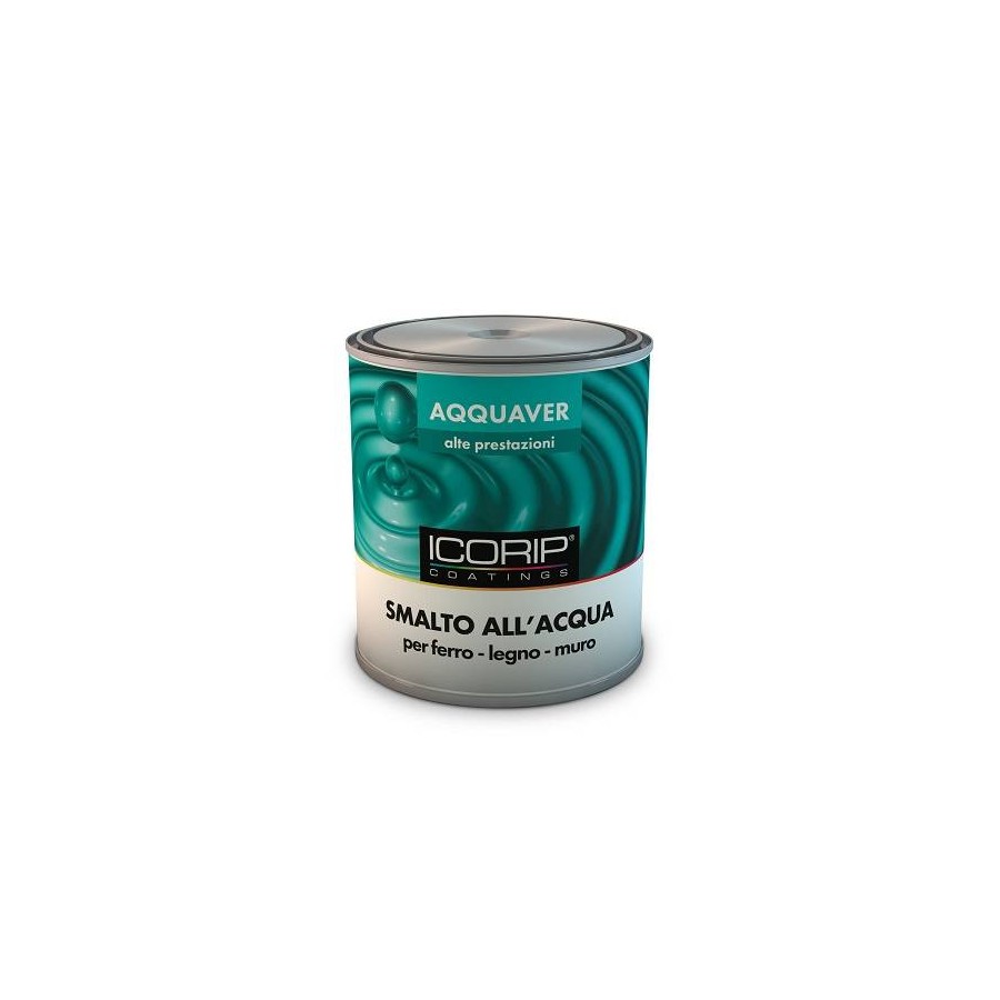 AQQUAVER SMALTO SATINATO NERO 0,500L AQQUAVER SMALTO SATINATO NERO 0,500L