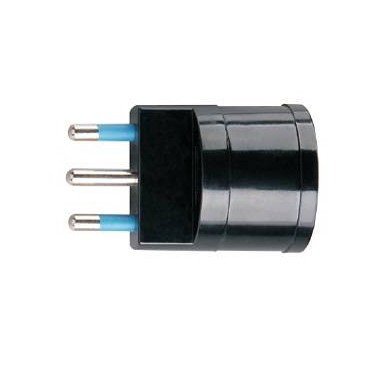 ADATTATORE SPINA 16A PRESA STANDARD TEDESCO IMQ NERO SFUSO