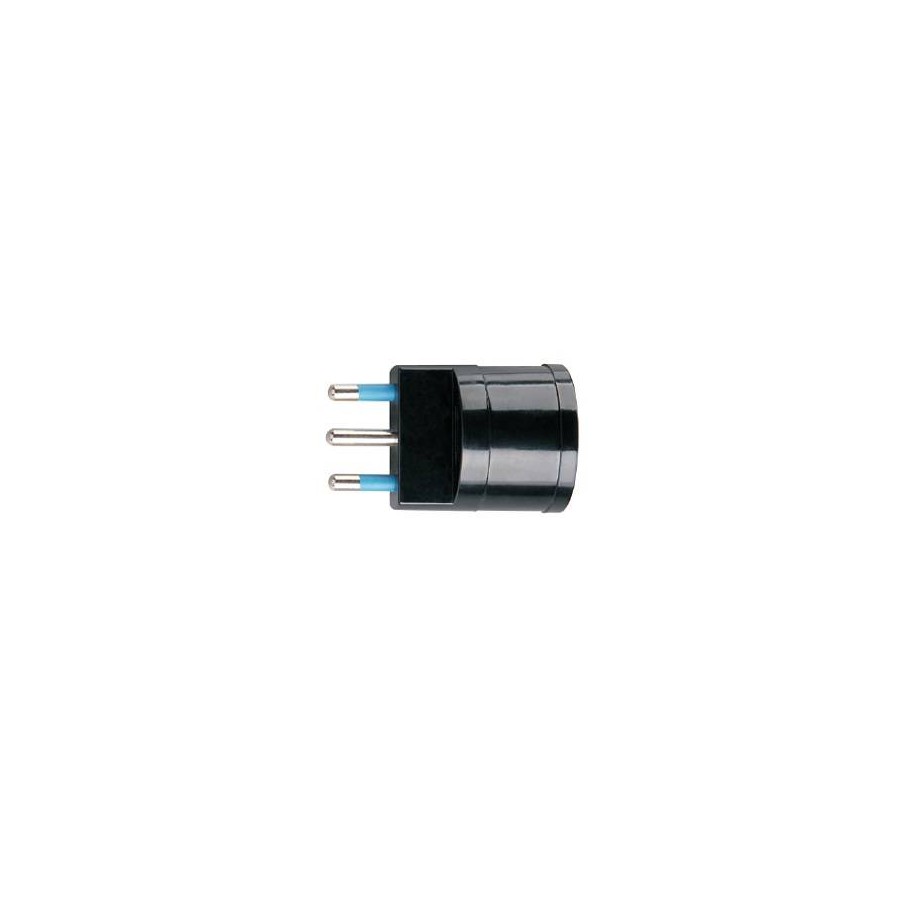 ADATTATORE SPINA 16A PRESA STANDARD TEDESCO IMQ NERO SFUSO ADATTATORE SPINA 16A PRESA STANDARD TEDESCO IMQ NERO SFUSO
