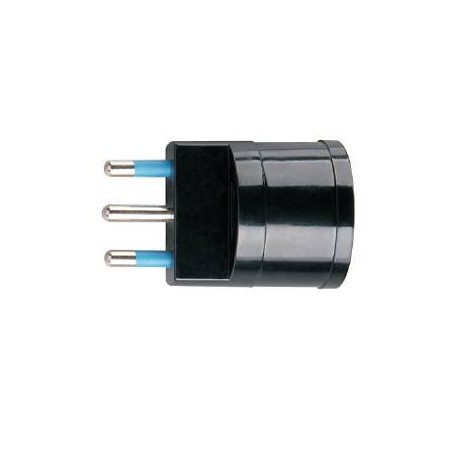 ADATTATORE SPINA 16A PRESA STANDARD TEDESCO IMQ NERO SFUSO