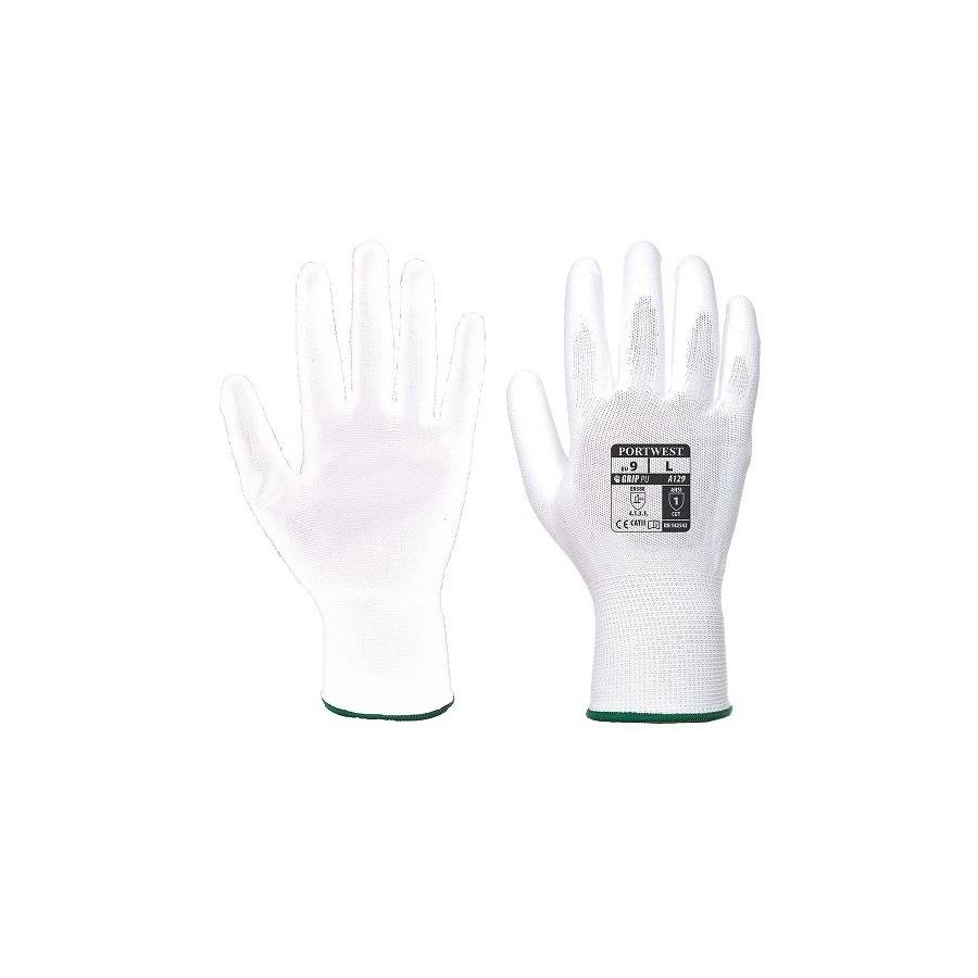 GUANTO NYLON SUPPORTATO POLIURETANO BIANCO L GUANTO NYLON SUPPORTATO POLIURETANO BIANCO L