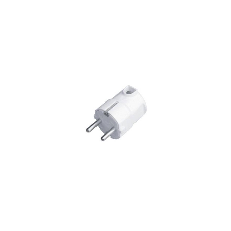 SPINA SCHUKO 16A 2P+T USCITA LATERALE 90 GRADI VDE BIANCA SFUSO SPINA SCHUKO 16A 2P+T USCITA LATERALE 90 GRADI VDE BIANCA SFUSO