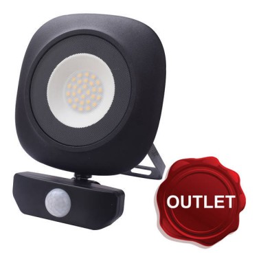 PROIETTORE LED PLUS-R 2.0 20W 1800LM C/SENSORE CREP. DI MOVIMENTO 4000K