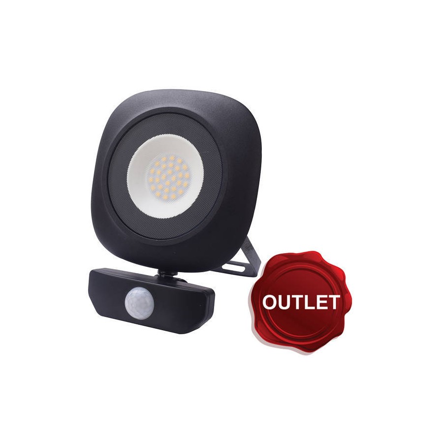 PROIETTORE LED PLUS-R 2.0 20W 1800LM C/SENSORE CREP. DI MOVIMENTO 4000K PROIETTORE LED PLUS-R 2.0 20W 1800LM C/SENSORE CREP. DI MOVIMENTO 4000K