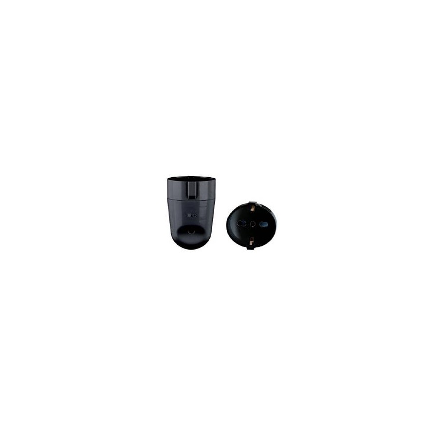 PRESA UNIVERSALE 16A 2P+T NERA SFUSO PRESA UNIVERSALE 16A 2P+T NERA SFUSO